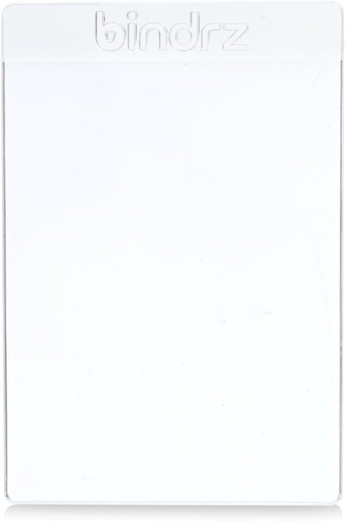Bindrz 50 Semi-Rigid Card Holders - 3 5/16” x 4 7/8” | Perfect for PSA, BGS, SGC & CSG Grading