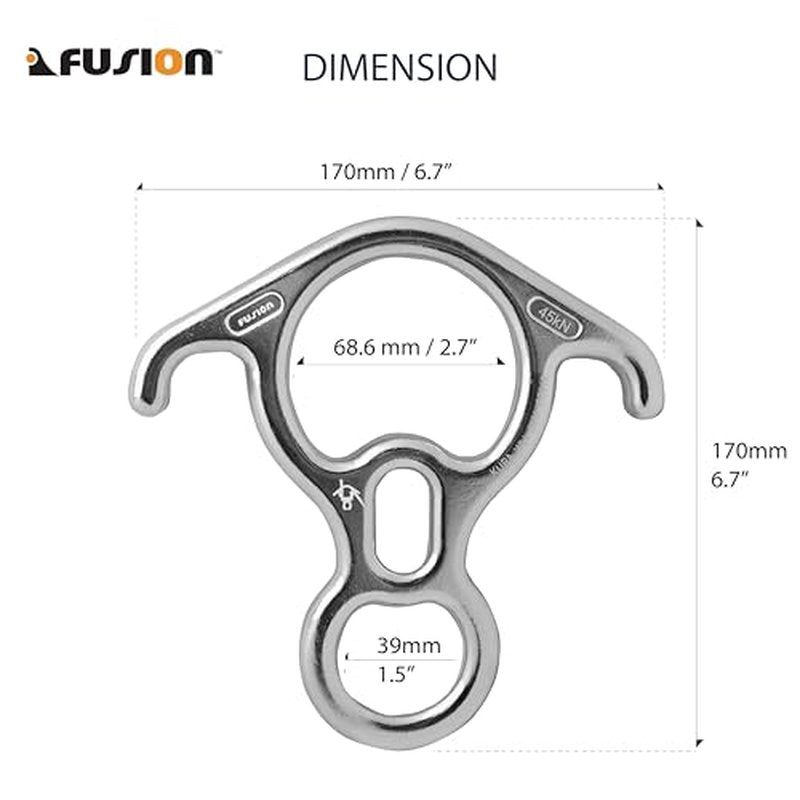 Rescue Descender, Kura Steel, Silver