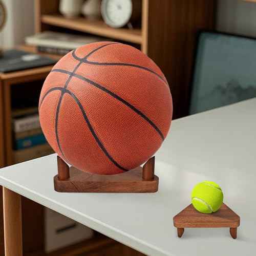 Ball Racks, Soccer Racks, Basketball Racks, Volleyball Souvenir Display racks, made of walnut wood