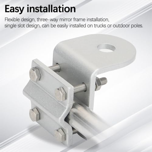 CB Radio Antenna Mounting Bracket CB Mounting Bracket SO239 Heavy Duty Stud Mount Adaptor Compatible with PL-259 and Standard 3/8-24 Threaded Antenna