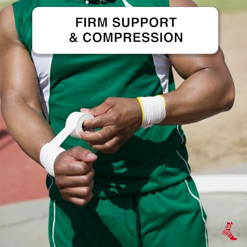 MUELLER Sports Medicine MTape Rolls Team Pack, Quality Athletic Tape, Easy to Tear for Fast & Effective Taping, 1.5" x 10 Yards Per Roll, 32 Rolls