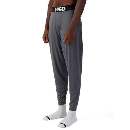 PSD Men's Lounge Pant - Soft Lightweight and Comfortable Tapered Leg Lounge Pant for Men