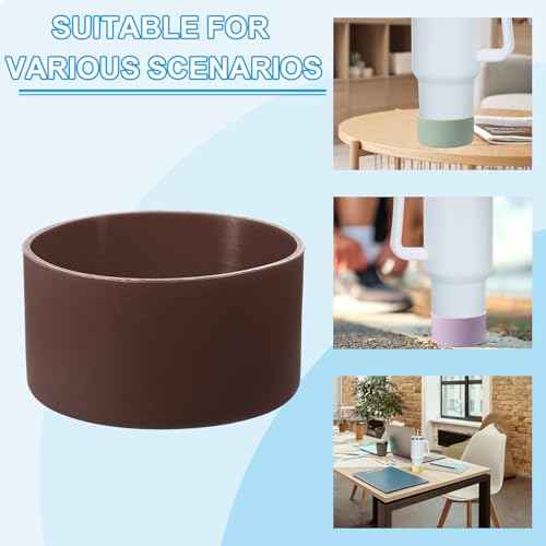 PATIKIL Silicone Boot, Bottom Sleeve Protector, Anti-Slip Protective Sleeve for Water Bottle, Car Travel Cup