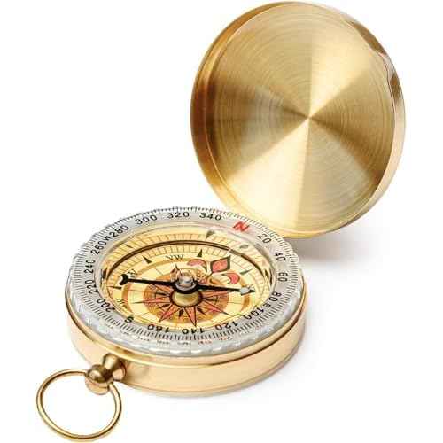 Camping Survival Compass Metal Compass Kids Compass for Hiking Camping Hunting Outdoor Military Navigation Tool