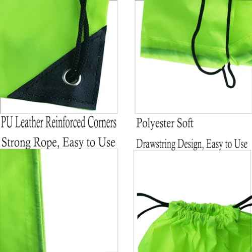 10 Colors Drawstring Backpack Bags Sack Pack Cinch Tote Sport Storage Polyester Bag for Gym Traveling