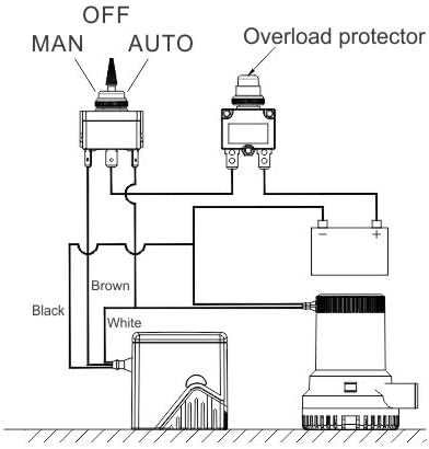 SEAFLO Heavy Duty Electromagnetic Bilge Pump Float Switch - Reliable Water Removal Solution