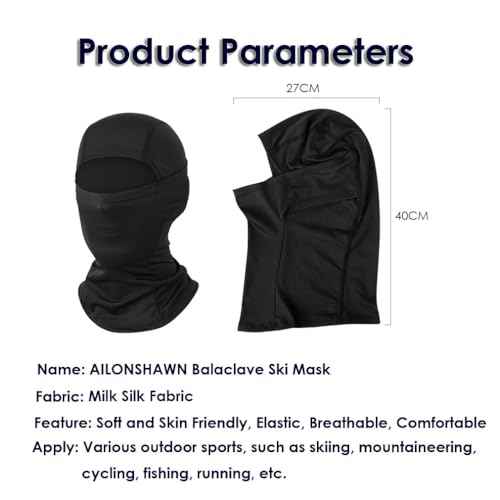 Ski Mask for Men Balaclava Face Mask Women Shiesty Masks Motorcycle Helmet Face Cover Full Head Masks for Sun UV Protection