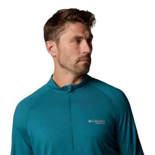 Columbia Men's Endless Trail Half Zip Mesh Long Sleev