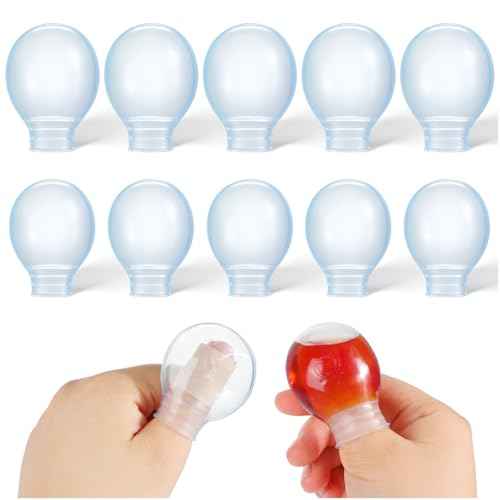 Waterproof Toe Cover Finger Protector, Reusable Silicone Nail Protector for Bathing, Pedicures, Manicures, Nail Care(5 Large 5 Small)
