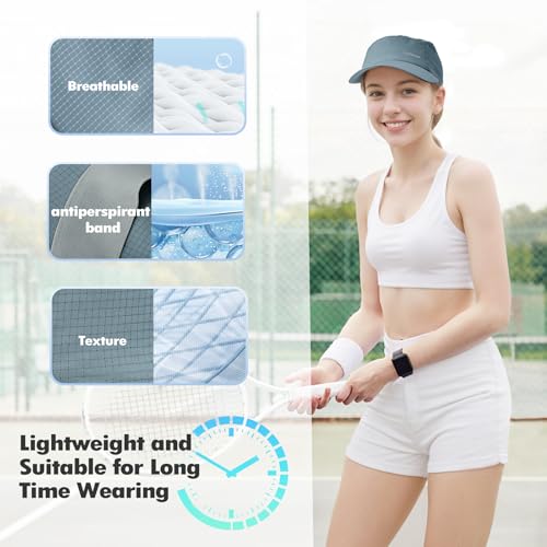 Sukeen Lightweight Sun Hat for Women Men,Quick Drying Baseball Cap UPF50+ Running Hats Foldable Sport Cap for Outdoor Daily