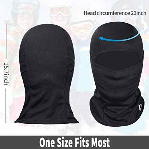 Achiou Ski Mask for Men Women, Balaclava Face Cover, Shiesty Mask UV Protector Lightweight for Motorcycle Snowboard
