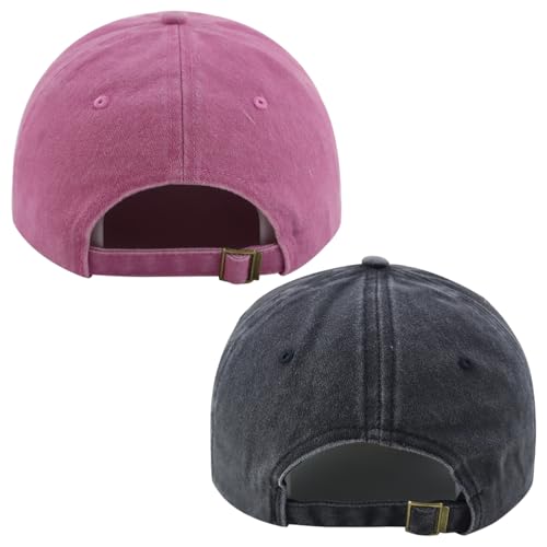 SHANVANKE 2PCS Dad and Mom EST 2025 Hats for Men Women, Funny Adjustable Cotton 3D Embroidered New Parents Gifts Baseball Cap