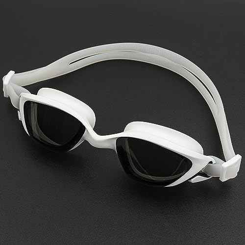 Universal Swimming Goggles Replacement Straps, Silicone Head Band for Swim Dive Mask (White, 2 PCS)