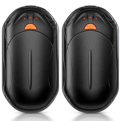 AI Hand Warmers Rechargeable 2 Pack, AI Smart Chips Electric Hand Warmers, 20Hrs Long Safe Heat, Portable Pocket Heater, Gifts for Christmas, Outdoor, Hunting, Golf, Camping Accessories