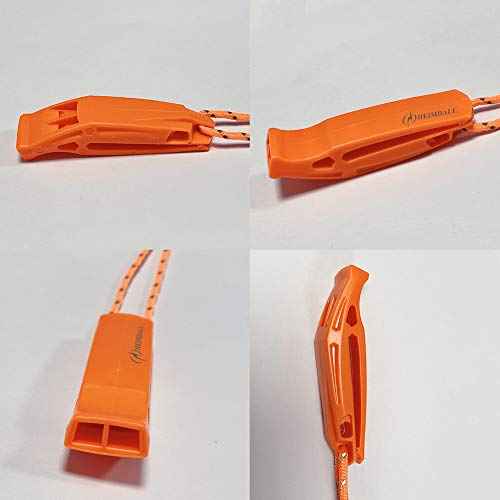 HEIMDALL Emergency Whistle with Lanyard for Safety Boating Camping Hiking Hunting Survival Rescue Signaling