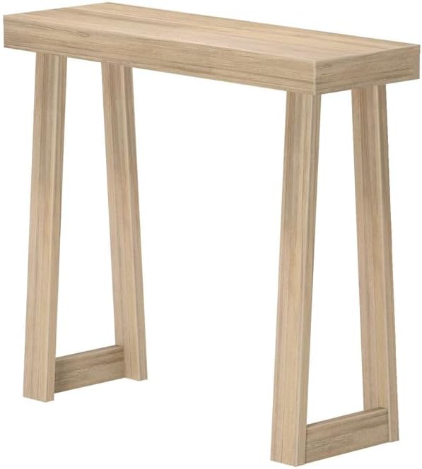Plank+Beam Solid Wood Console Table, 36 Inch, Sofa Table, Narrow Entryway Table for Hallway, Behind The Couch, Living Room, Foyer, Easy Assembly, Blonde
