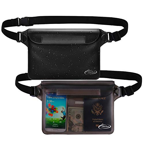 AiRunTech Waterproof Fanny Pack,Phone Pouch Dry Bag for Passport Wallet Purse,Floating Waterproof Bags for Travel Beach Swimming Kayaking Boating Cruise Accessories