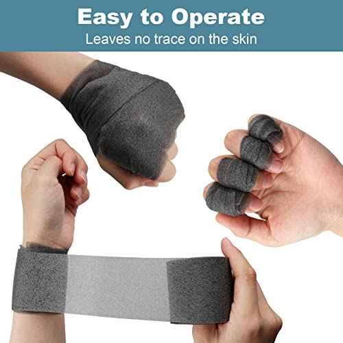 Cosywell Pre Wrap for Athletic Tape 3 Pieces Black Foam Underwrap for Sports Comfortable for Ankles Wrists Hands and Knees(2.4 Inches x 22 Yards)