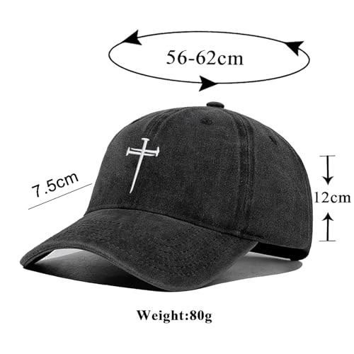 Christan Jesus Cross Baseball Cap Embroidered Dad Hat
