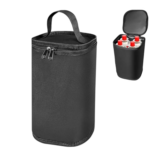 Mini ?Fuel ?Cylinder Storage Bag, Butane Fuel Canister Cover,Gas Tank Protective bag, Easy to Carry, 600D Oxford Fabric Waterproof,Mini Tank Accessories, for Outdoor Camping, Cooking, Travel, Picnic