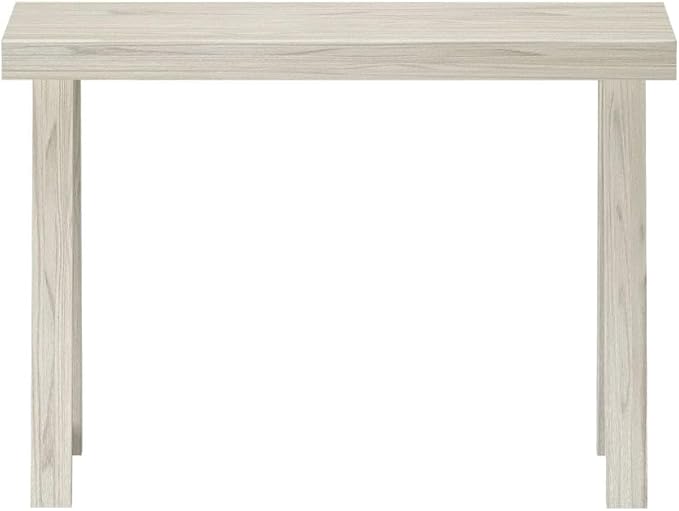Plank+Beam Classic 46 Inch Console Table, Solid Pine Wood Entryway Table, Narrow Sofa Table for Hallway or Living Room, White Sand