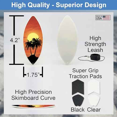 Finger Skimboard | Finger Surfboard - Skim and Surf The Wind, Waves and Almost Anywhere (Endless Summer)