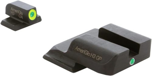 AMERIGLO i-Dot Night Sight Set for Smith & Wesson M&P – Front & Rear Green Tritium Lamps
