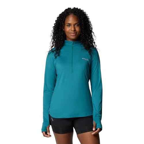 Columbia Womens Endless Trail Half Zip Mesh Long Sleeve
