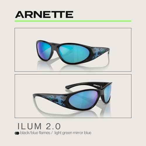 ARNETTE Ilum 2.0 AN4342 Rectangle Sunglasses for Men +BUNDLE with ACCESSORY EYEWEAR KIT