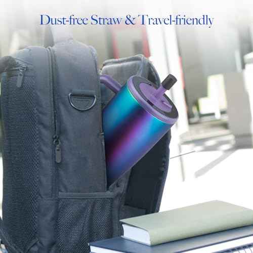 2 Pack Magnetic Straw Caps Compatible with Br?Mate All Era and Resa Tumblers, Silicone Straw Caps Toppers Compatible with Brumate Accessories, Covers Protectors BPA Free (Black)