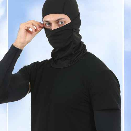 4 Pack Summer Balaclava Face Mask Sun UV Protection Hood Breathable Face Mask for Men Women - Motorcycle Fishing Multi