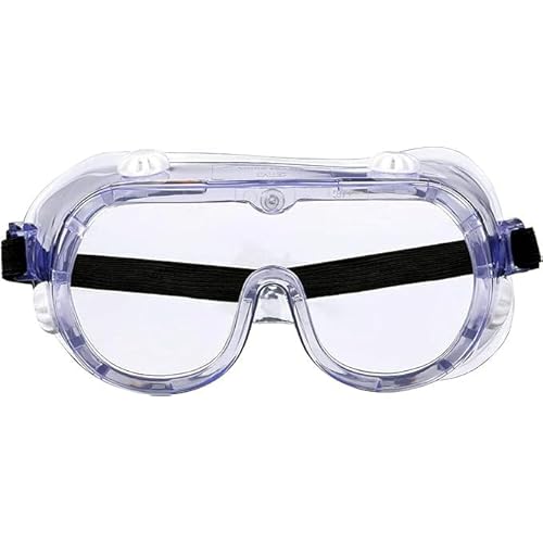keebomed Chemical Splash/Impact Safety Goggle, Soft, Adjustable 1 -Pack