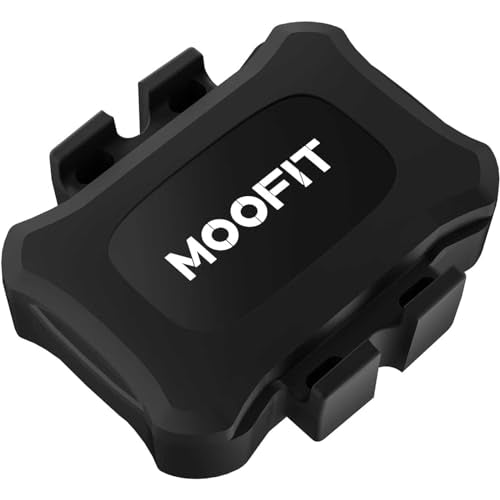 MOOFIT Speed/Cadence Sensor,ANT+ Bluetooth Cycling Cadence Sensor,Wireless RPM Sensor for Bicycle or Spin Bike,IP67 Speed and Cadence Sensor Compatible with Wahoo, Zwift, Openrider, Peloton