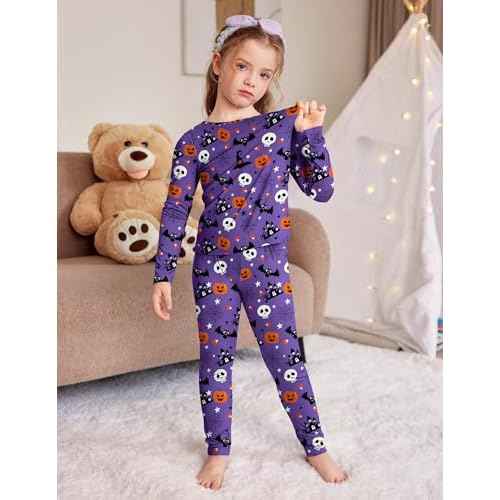 Arshiner Thermal Underwear for Kids Long Johns Girls Base Layer Top and Bottom Set