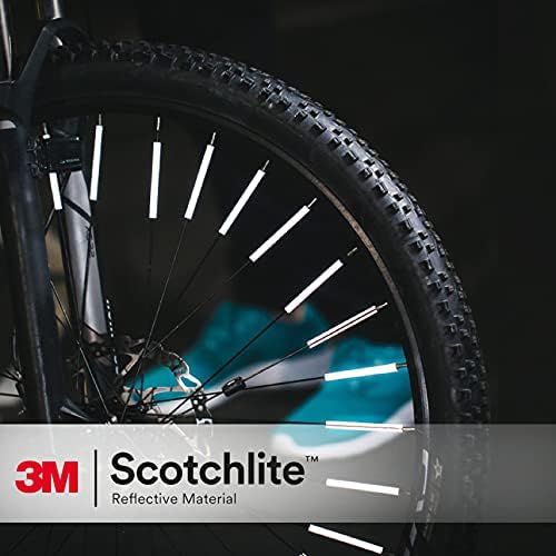 High-Visibility Salzmann Bicycle Spoke Reflectors | 72 Silver 3M Scotchlite Pieces