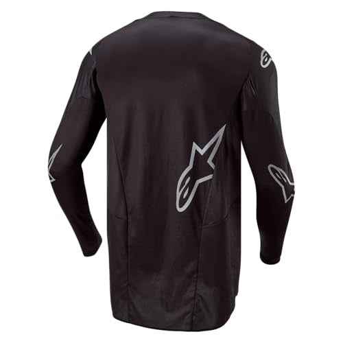Alpinestars 3762324-10-M: Racer Graphite Jersey Black Md