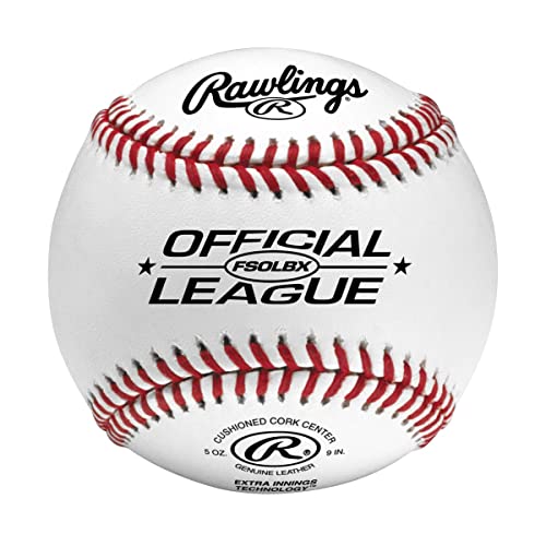 Rawlings | FLAT SEAM Practice Baseballs | FSOLBX | High School | 12 Count