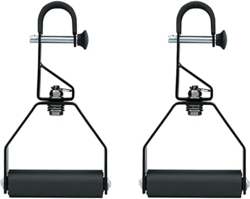 Yes4All Rotating Pull Up Handles for Pull Up Bar/Pull Up Grips/Barbell handles with Non-Slip & Foam Pad Grips - Twist Motion for Strength Training Workout