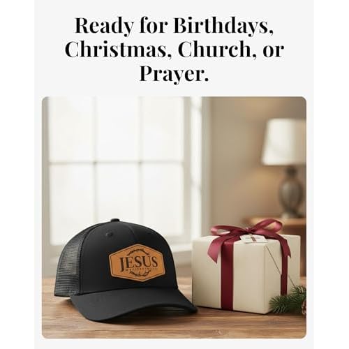 Leather Patch Truker Hat for Men & Women