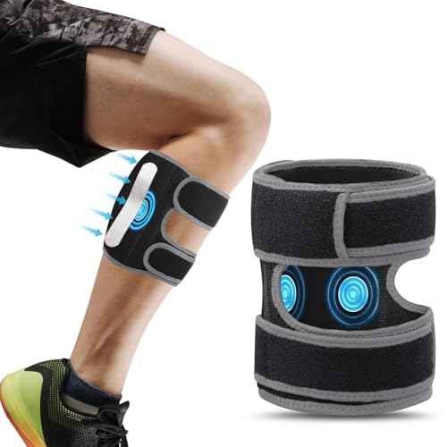 Sciatica Pain Relief Devices Brace, Sciatic Nerve Brace with Adjustable Pressure Pads Targeted Lower Back & Leg Compression for Sciatic Pain, Sciatic Ease Calf Support for Unisex Men Women - Grey