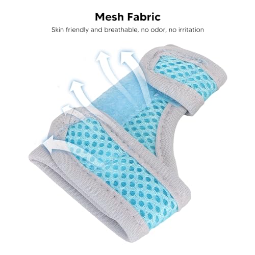 Left Hand Thumb Splint for Kids, Thumb Wrist Stabilizer, Thumb Brace Corrector, with Finger Sleeve, Joint Correction Support Brace, (s)