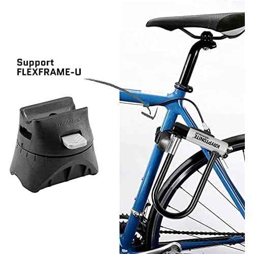 Kryptonite KryptoLok Combo Bike U-Lock, Anti-Theft Security, 12.7mm Steel Shackle, 4-Digit Resettable Combination, U-Shape, Black