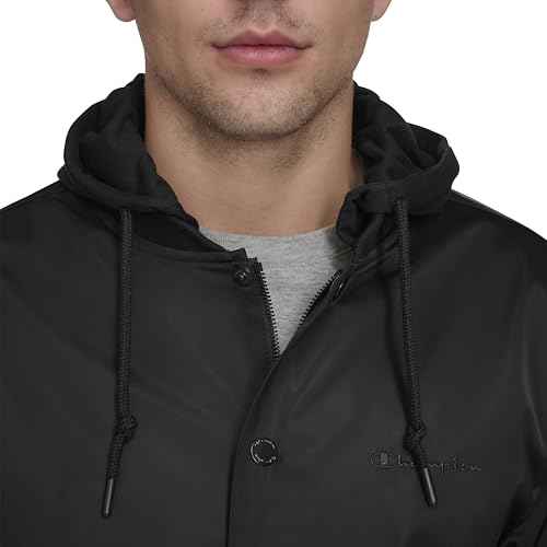 Champion mens Champion Men's Lightweight Varsity Jacket With Jersey Hood