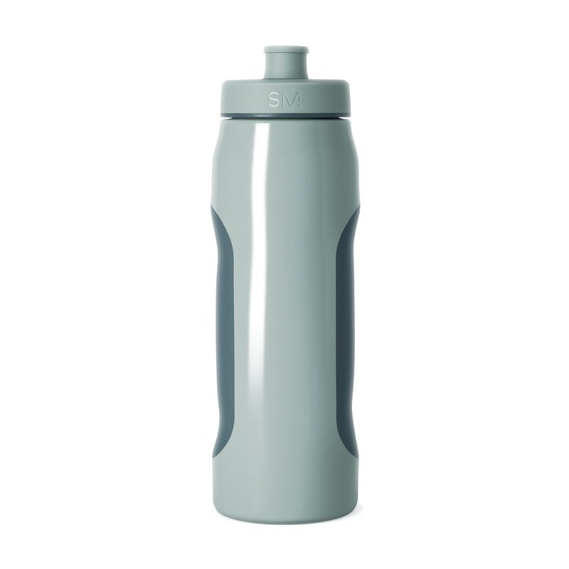 Simple Modern Rally Squeeze Plastic Water Bottle | 30oz Locking Leakproof Cup for Gym, Sports, Electrolytes, Travel | Sea Glass Sage Mix
