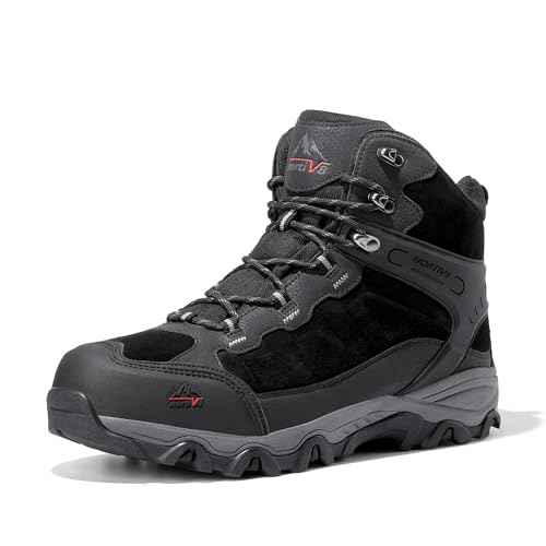 NORTIV 8 Men's Waterproof Hiking Boots Outdoor Mid Trekking Lightweight Mountaineering Shoes Paladin