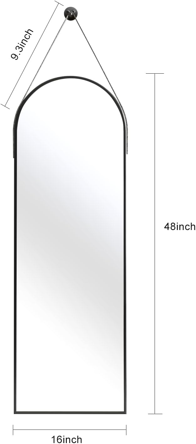OGCAU 16''x48'' Arched Full Length Mirror