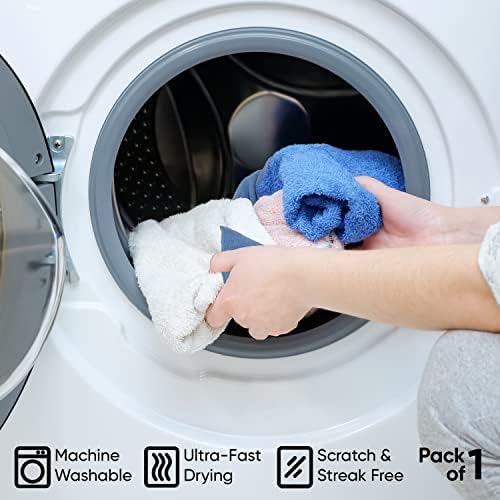 Superio Microfiber Squeegee Mopping Towel Extra Large Miracle Cloth 20 x 30 Streak Free Microfiber Floor Cloth-Rag for Cleaning House, Kitchen, Bathroom-Scratch Free- 6 Pack (205-1003)