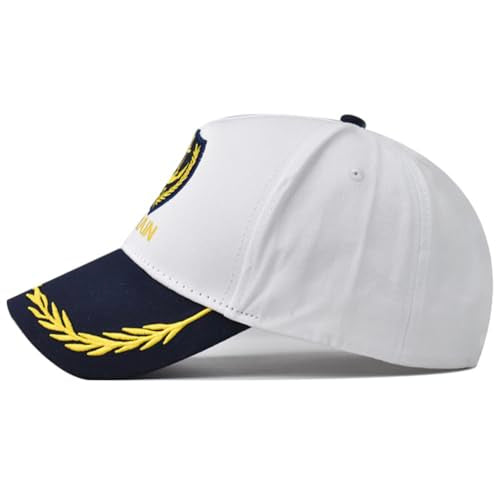Anchor Embroidered Captain Hat Skipper Boating Baseball Caps Adjustable Nautical Yacht Navy Marine Sailor Trucker Hat