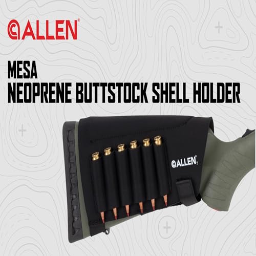 Allen Company Mesa Neoprene Buttstock Shell Holder, Black