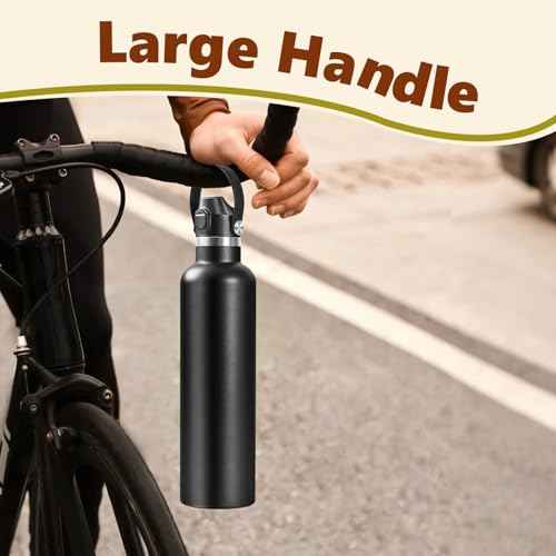 Auto Flip Lid for Hydro Flask Standard Mouth Bottle, Spout lid for HydroFlask Narrow Mouth Bottle, Replacement Lid with Button Lock